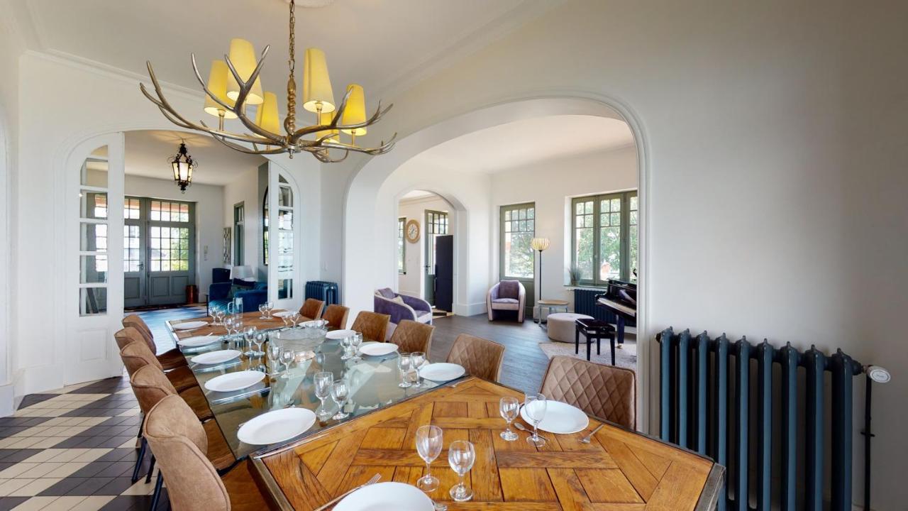 Les Roches Grises, Luxueuse Villa Face Mer, 4Etoiles, Spa Et Jardin Panoramique, Societe La Clef Decamp Гранвил Екстериор снимка