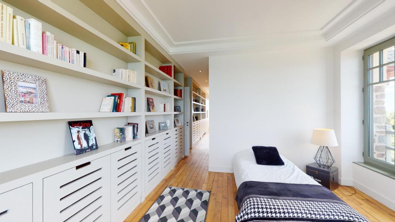 Les Roches Grises, Luxueuse Villa Face Mer, 4Etoiles, Spa Et Jardin Panoramique, Societe La Clef Decamp Гранвил Екстериор снимка