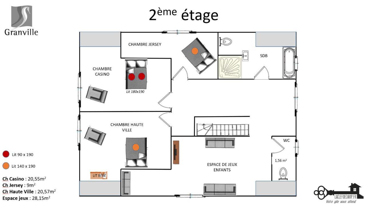 Les Roches Grises, Luxueuse Villa Face Mer, 4Etoiles, Spa Et Jardin Panoramique, Societe La Clef Decamp Гранвил Екстериор снимка